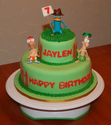 Phineas  Ferb Birthday Cake on Cake Bolt Cake Ou Cake Toy Story Cake Pikachu Cake